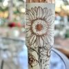 Farmhouse Fields Home engraved tumbler.
