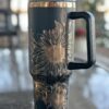 Farmhouse Fields Home engraved tumbler.