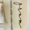 Farmhouse Fields Home engraved tumbler.