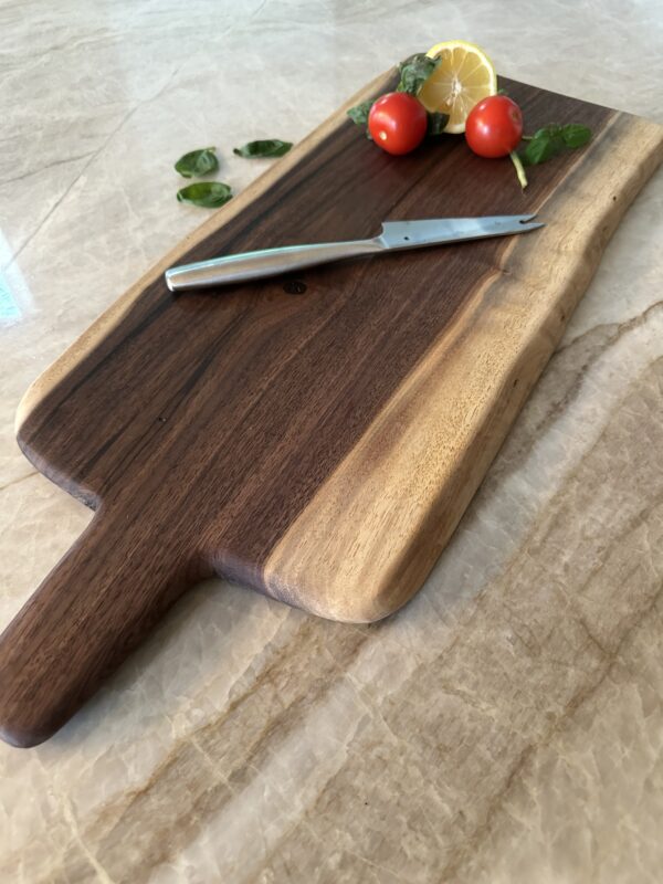 Walnut Board with handle #1 - Image 2