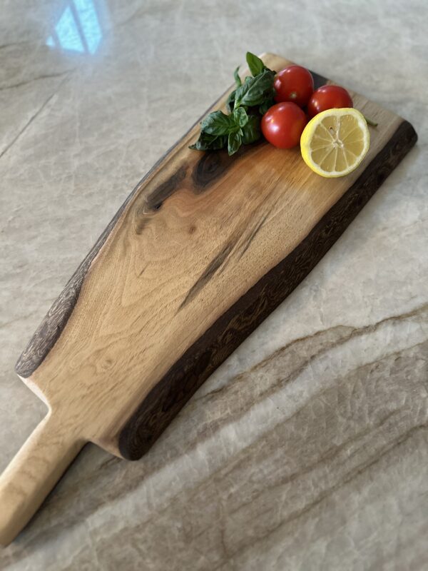 Walnut Board with handle #2 - Image 2