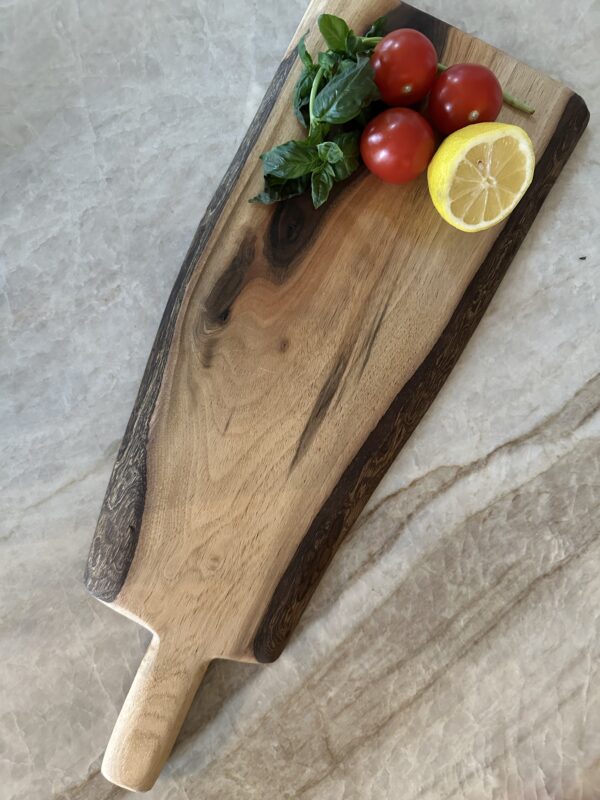 Walnut Board with handle #2 - Image 8