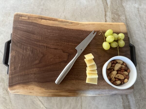 Walnut Board, short with metal handles - Image 4