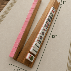 Handcrafted wooden Mahjong racks