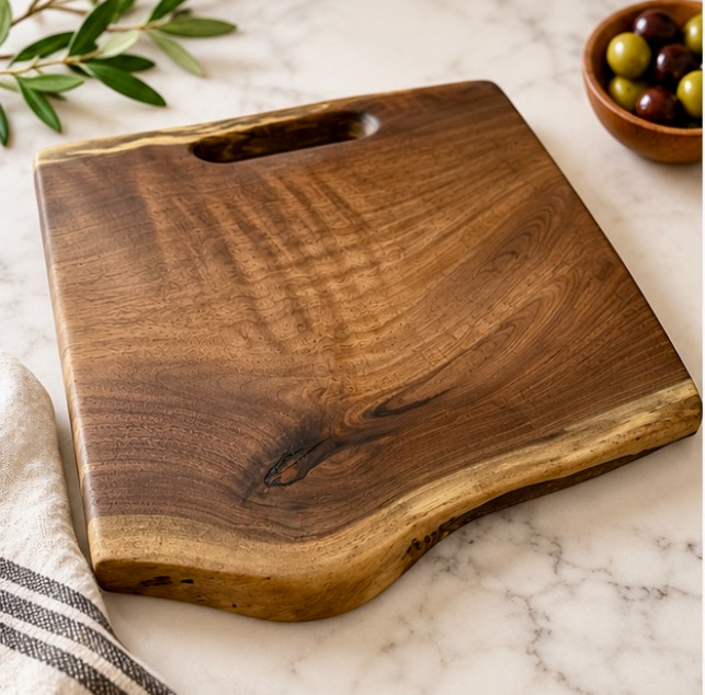 Walnut charcuterie board w009